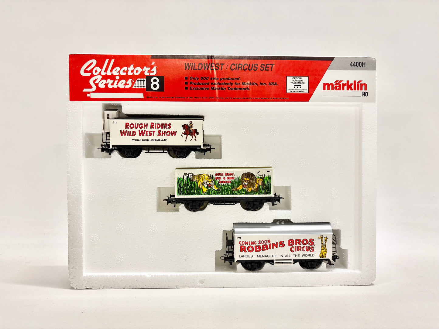 Märklin 4400H Wagen-Set Wildwest/ Circus-Set Güterwagen AC H0