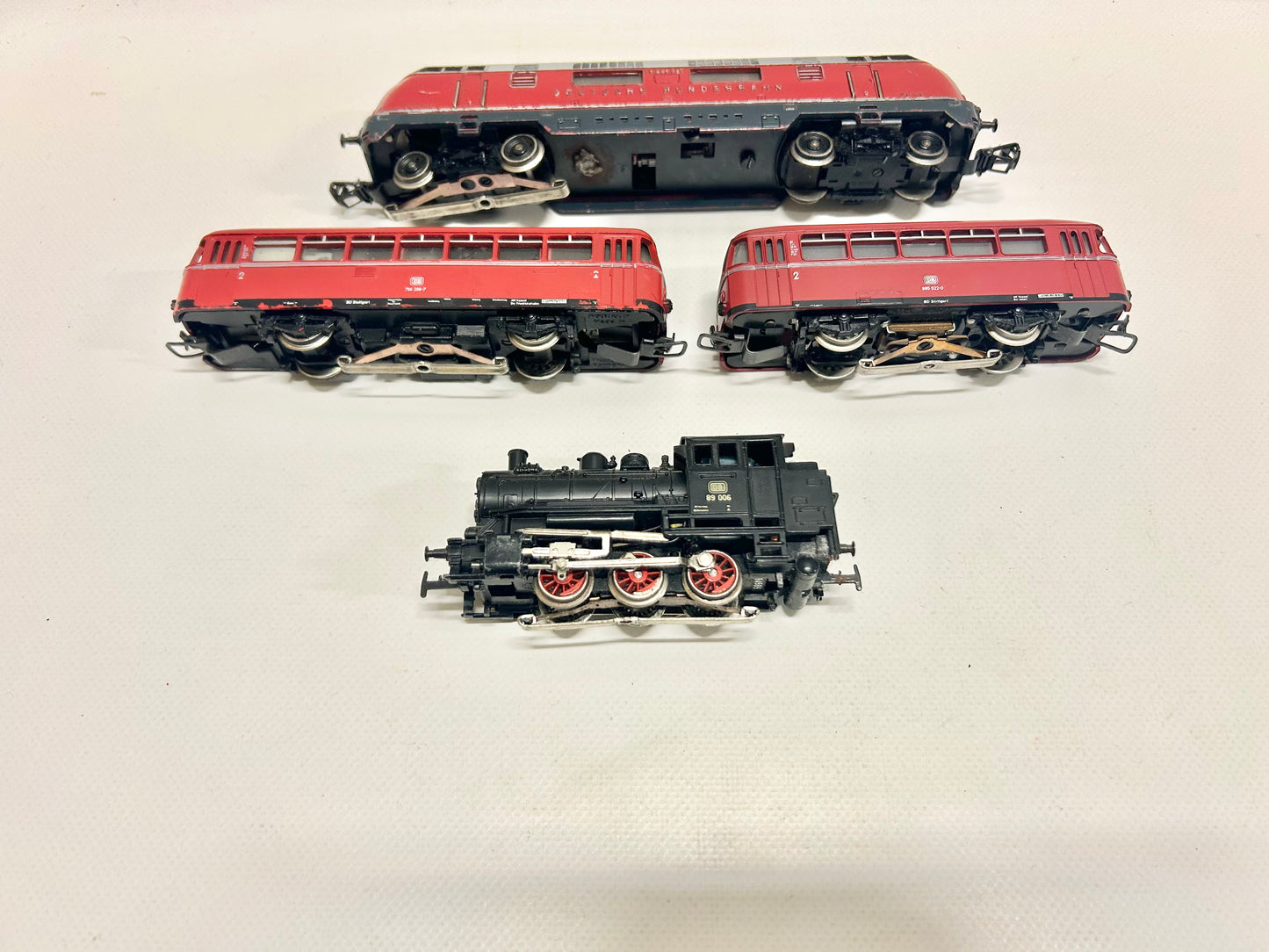 Märklin 3021 3016 + 4018 3000 Diesellok Schienenbus Dampflok Konvolut DB AC H0
