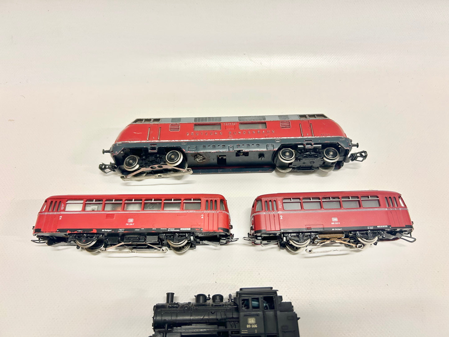 Märklin 3021 3016 + 4018 3000 Diesellok Schienenbus Dampflok Konvolut DB AC H0