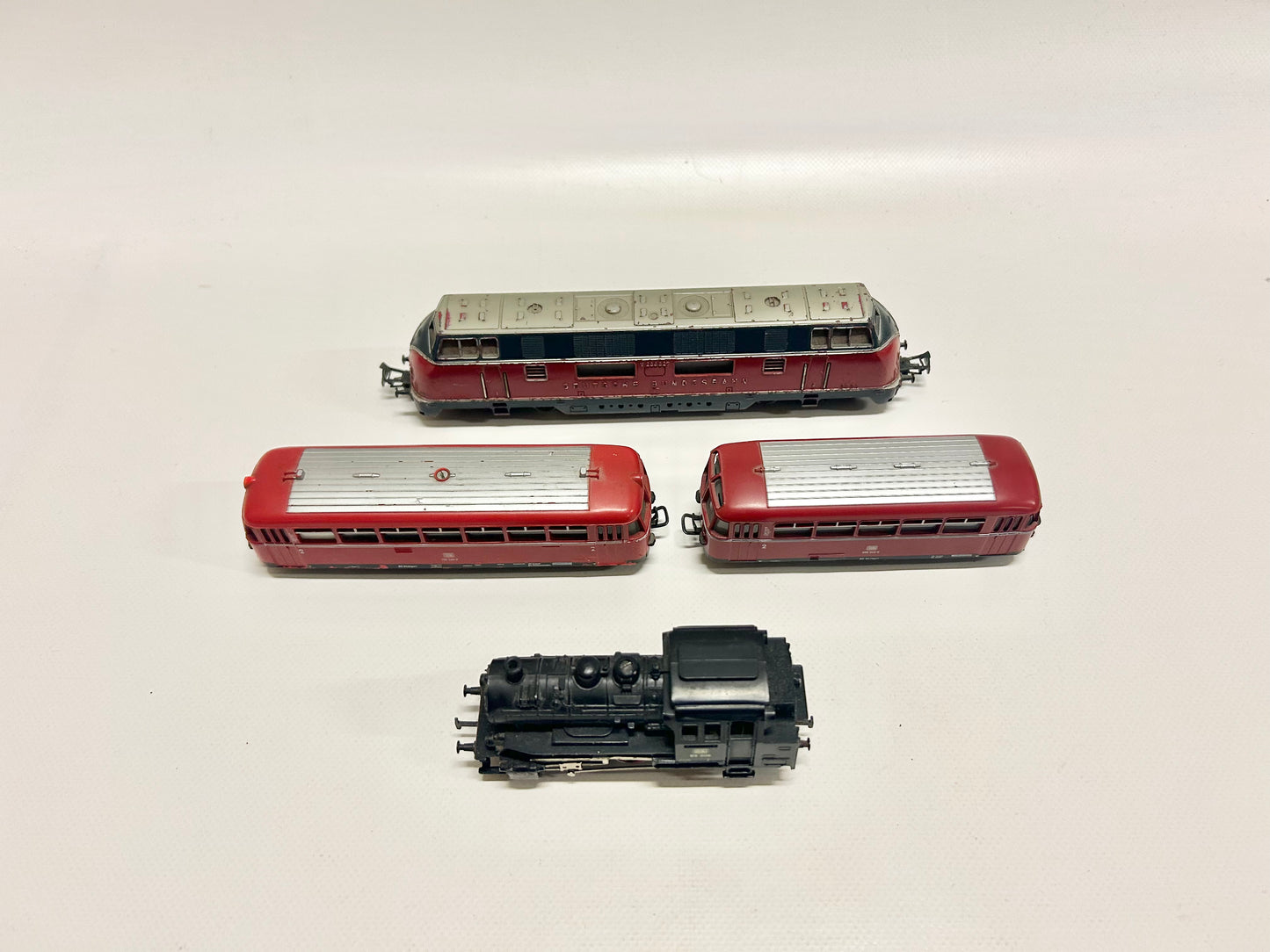 Märklin 3021 3016 + 4018 3000 Diesellok Schienenbus Dampflok Konvolut DB AC H0