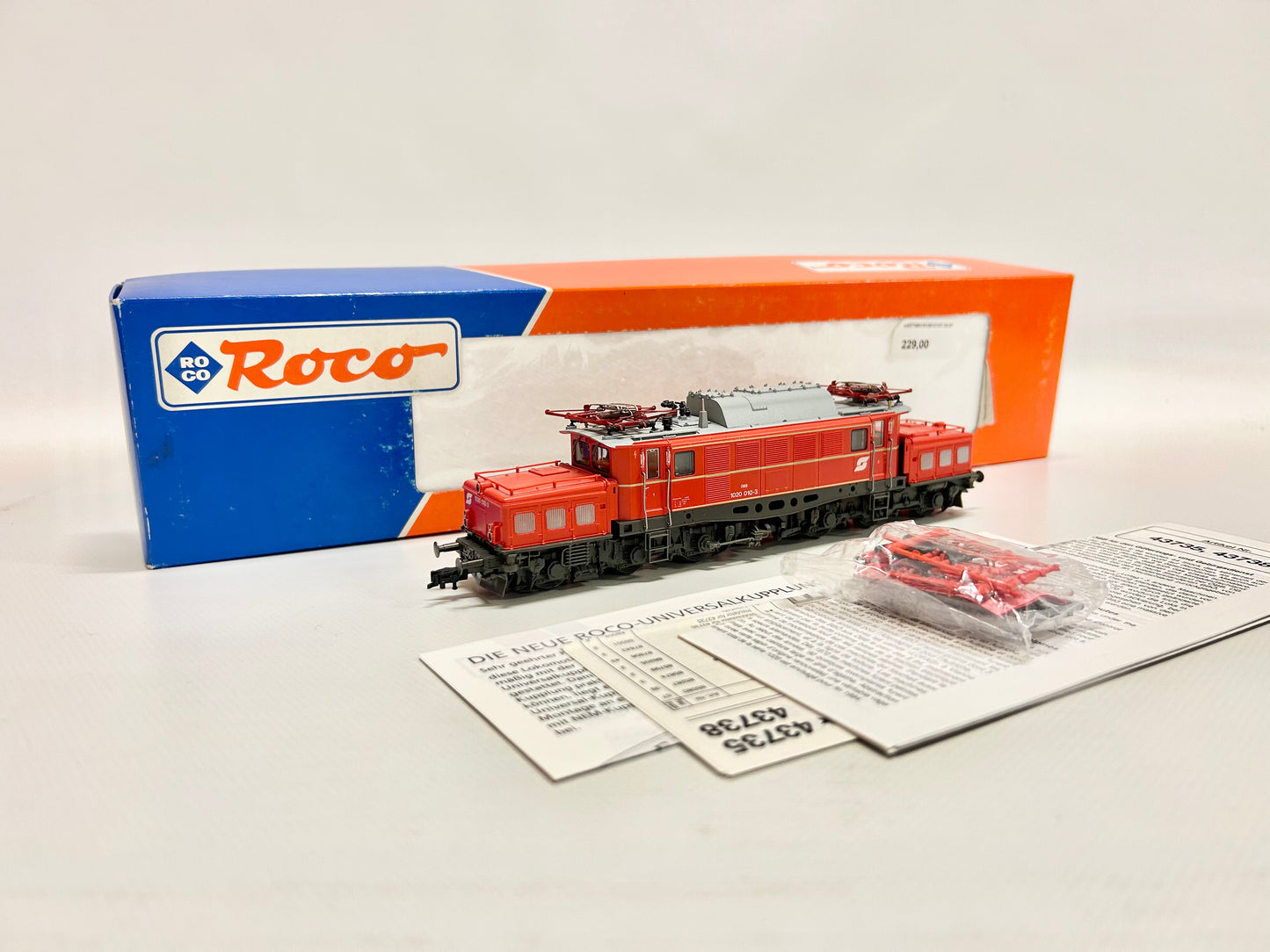 Roco 43738 DSS E-Lok 1020.010-3 ÖBB Krokodil DC H0