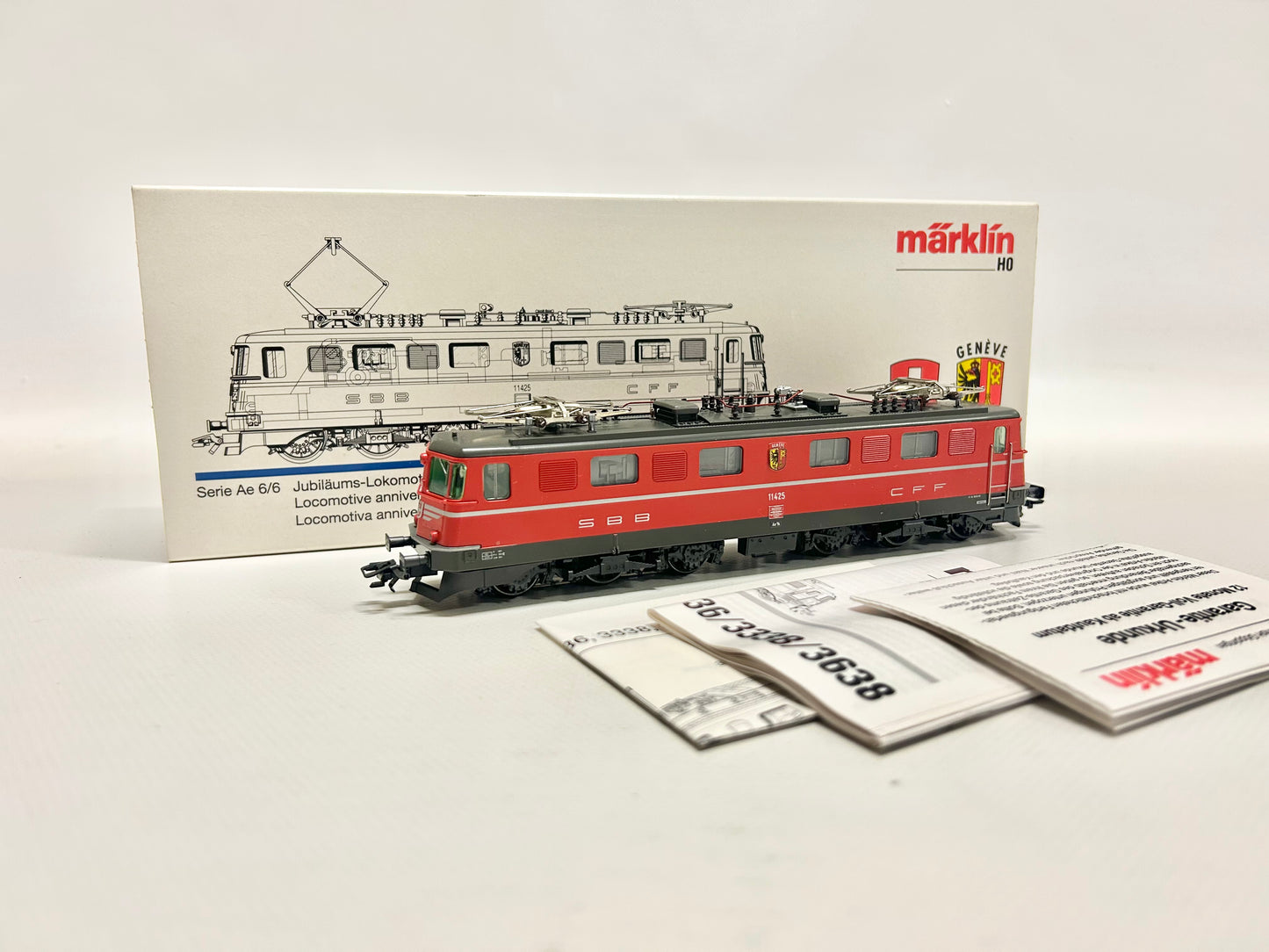 Märklin 3336 E-Lok, Ae 6/6 "Geneve", SBB, H0, OVP, TOP