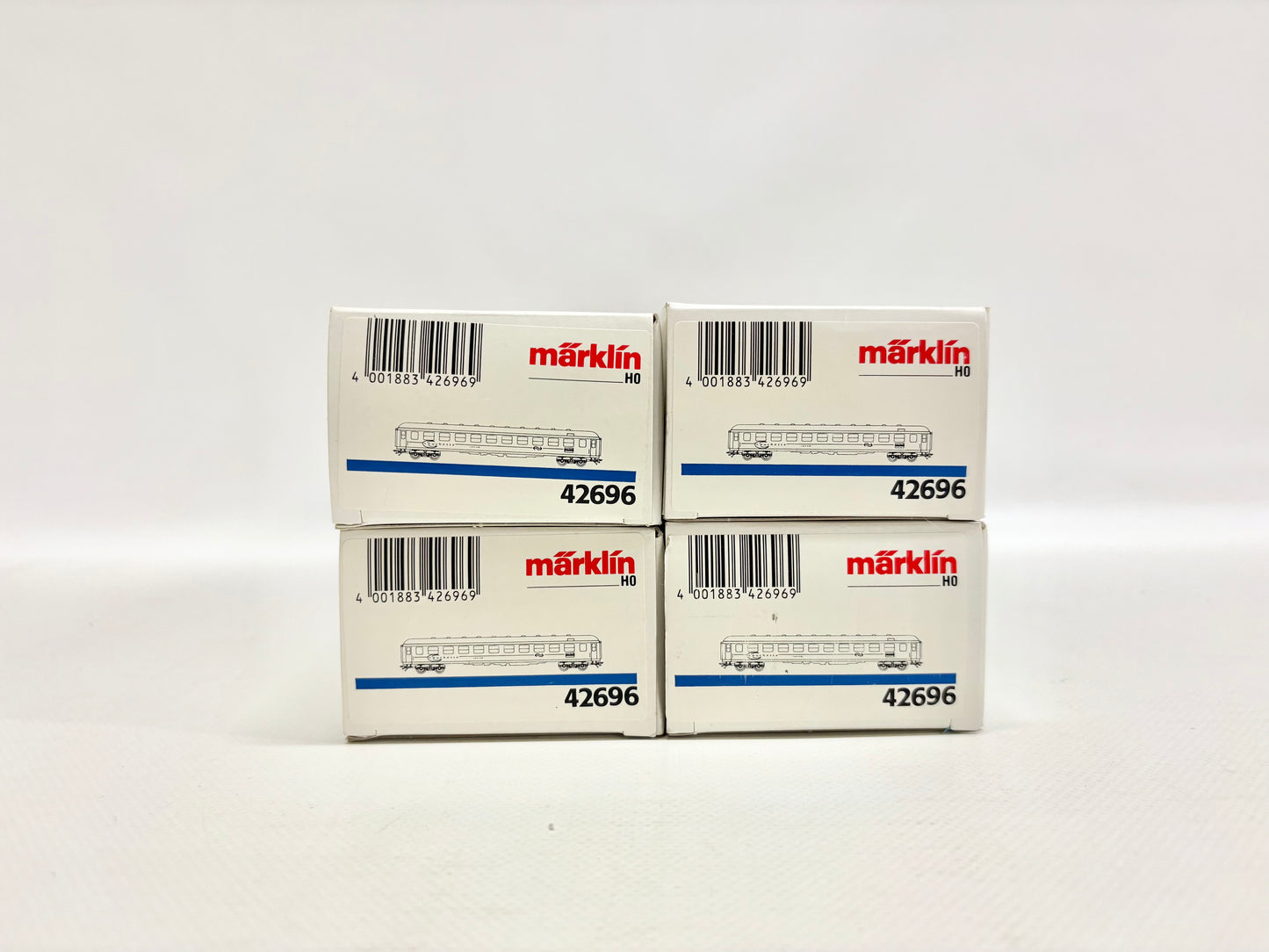 Märklin 42696 Wagen-Set 4x Niederländische Schnellzugwagen NS AC H0