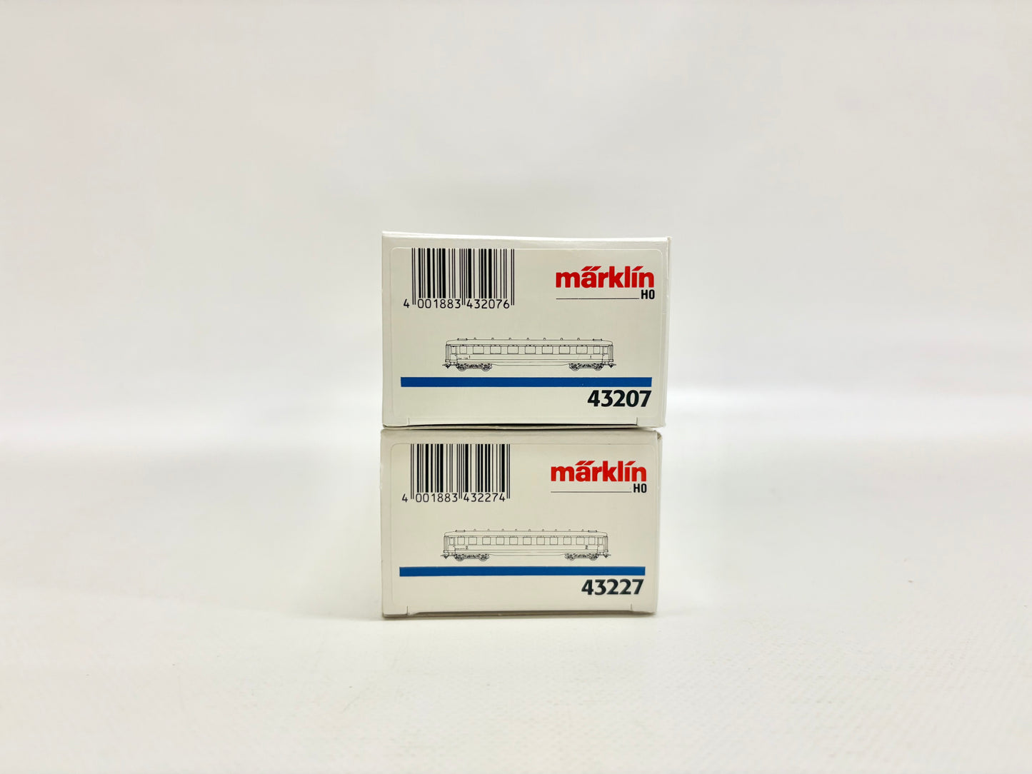 Märklin 43207 43227 Wagen-Set Österreichische Schürzenwagen ÖBB AC H0