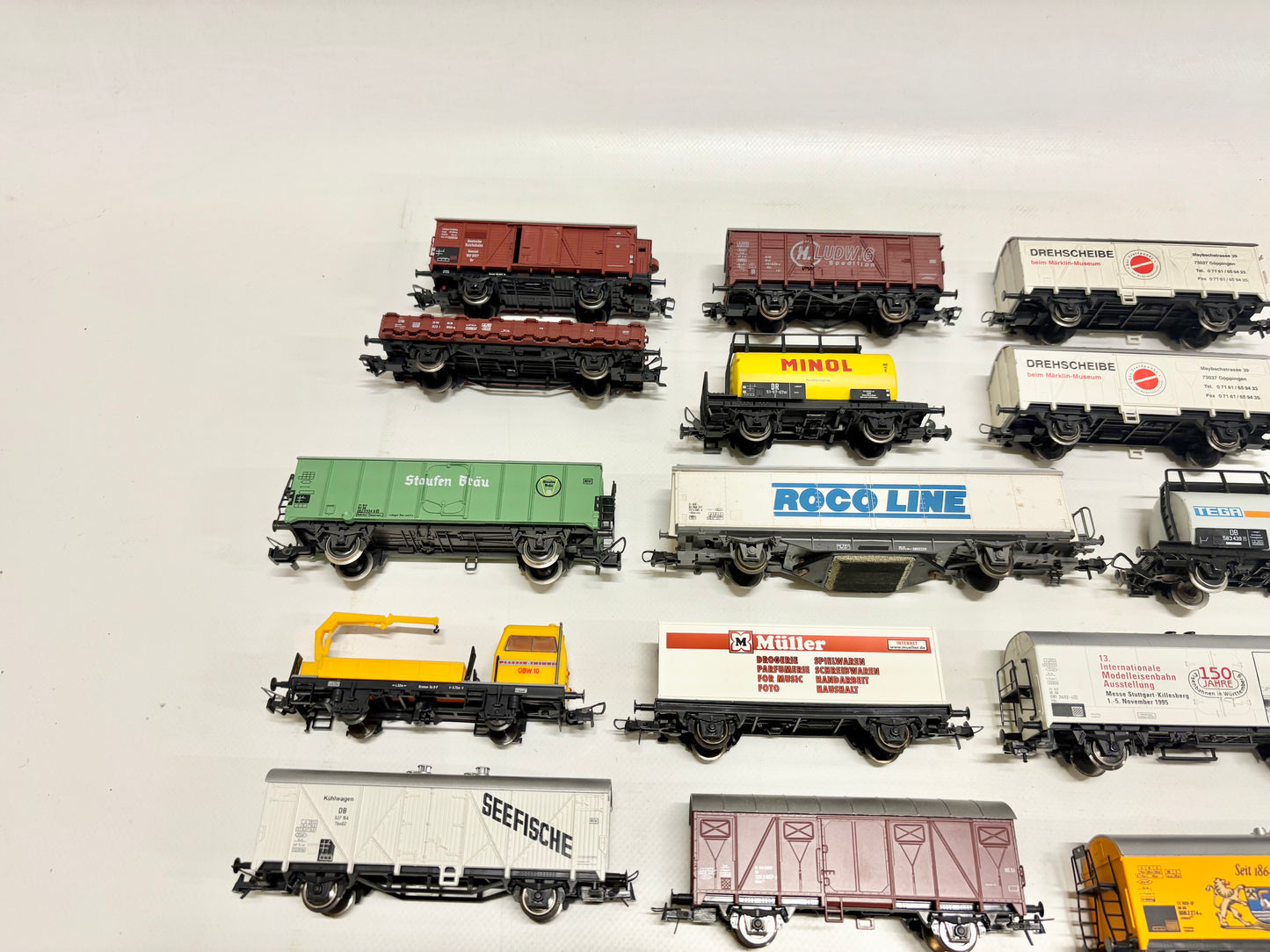 Roco usw. 20x Güterwagen Konvolut DC H0