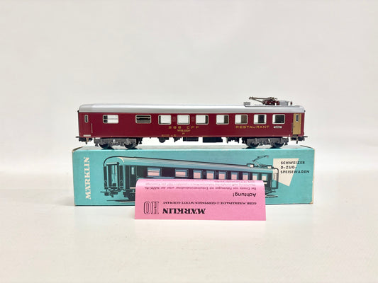 Märklin 4068 Personenwagen Speisewagen SBB AC H0