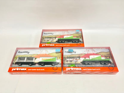 Primex 4590 4586 Wagen-Sets Zirkus Sarrasani DB AC H0