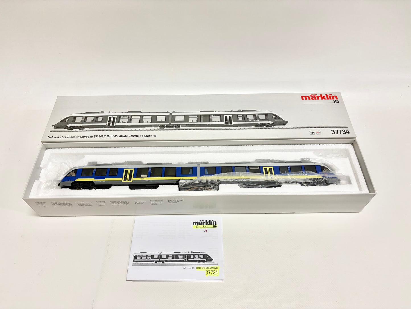 Märklin 37734 Mfx Digital + Sound Dieseltriebwagen Nord-Bahn H0