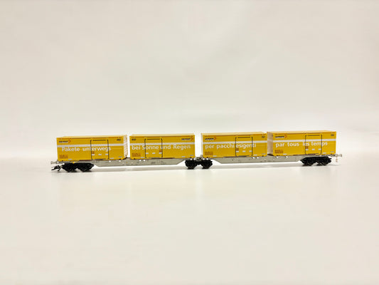 Roco 66565 Güterwagen Container-Tragwagen "Die Post" SBB H0