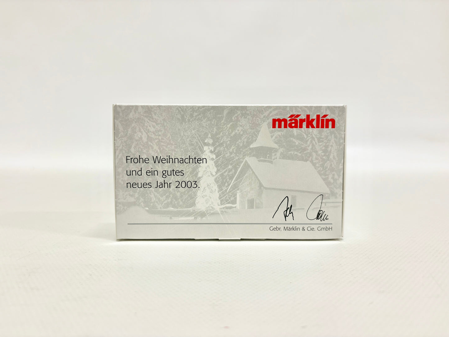 Märklin SoMo Güterwagen "Glühfix Glühwein" Frohe Weihnachten & gutes neues Jahr 2003 DB Z