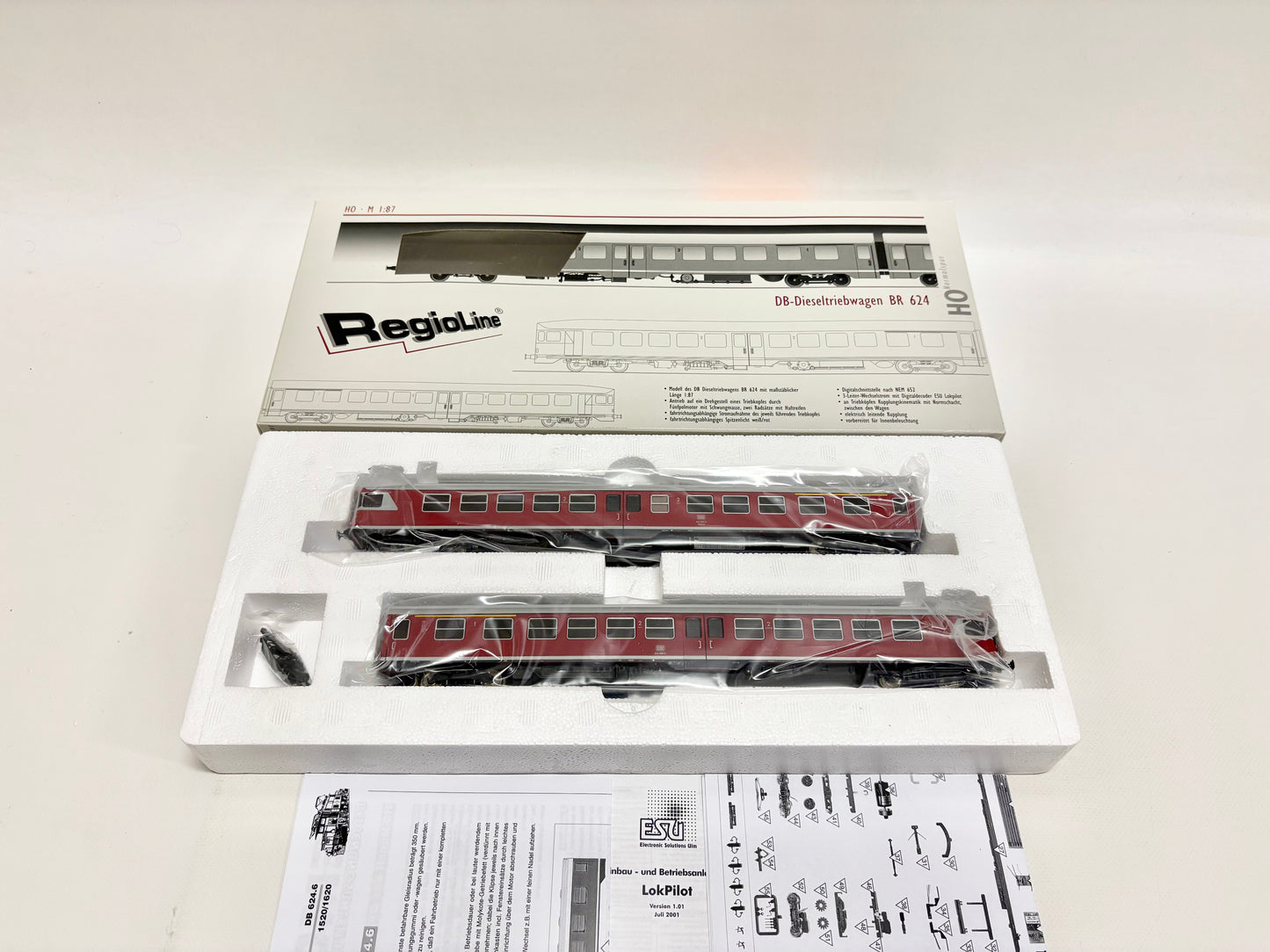 Bemo 1520 810 Digital Dieseltriebwagen Br 624 DB AC H0