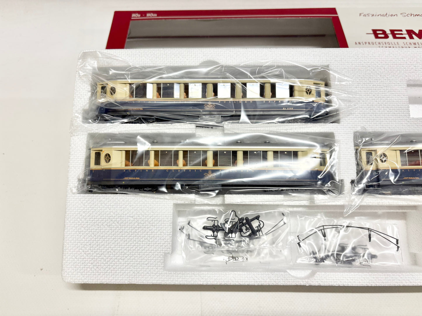 Bemo 7272 120 Wagen-Set Salonwagen "Alpine Classic Pullman Express" RhB H0m