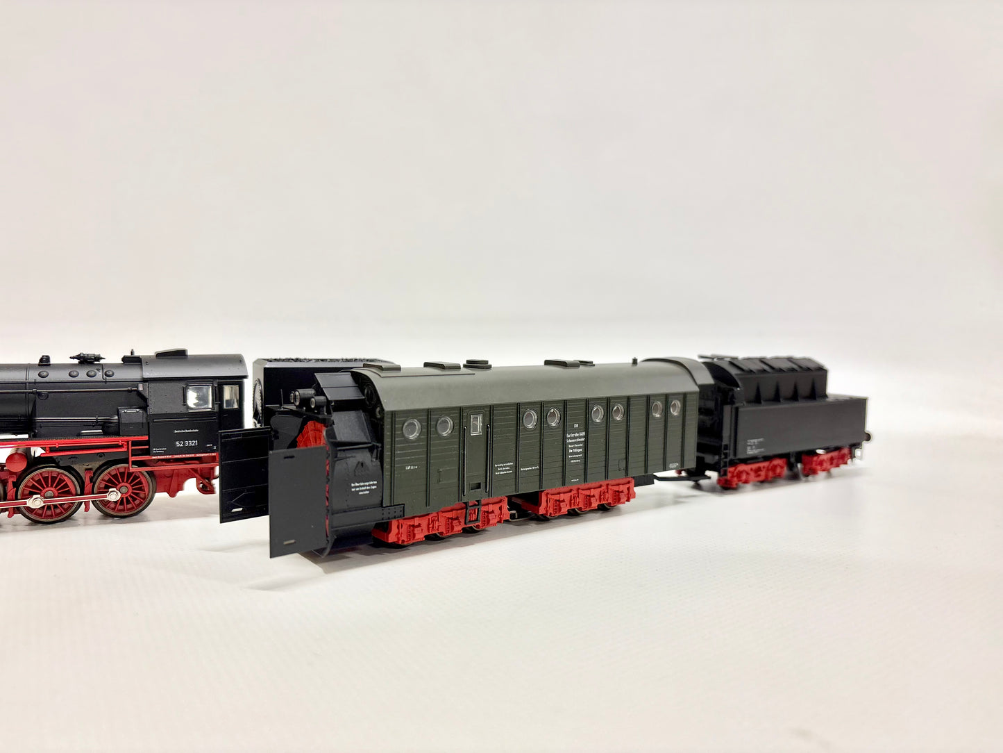 Märklin 28830 Digital Dampflok Br 52 3321 mit Dampfschneeschleuder DB AC H0