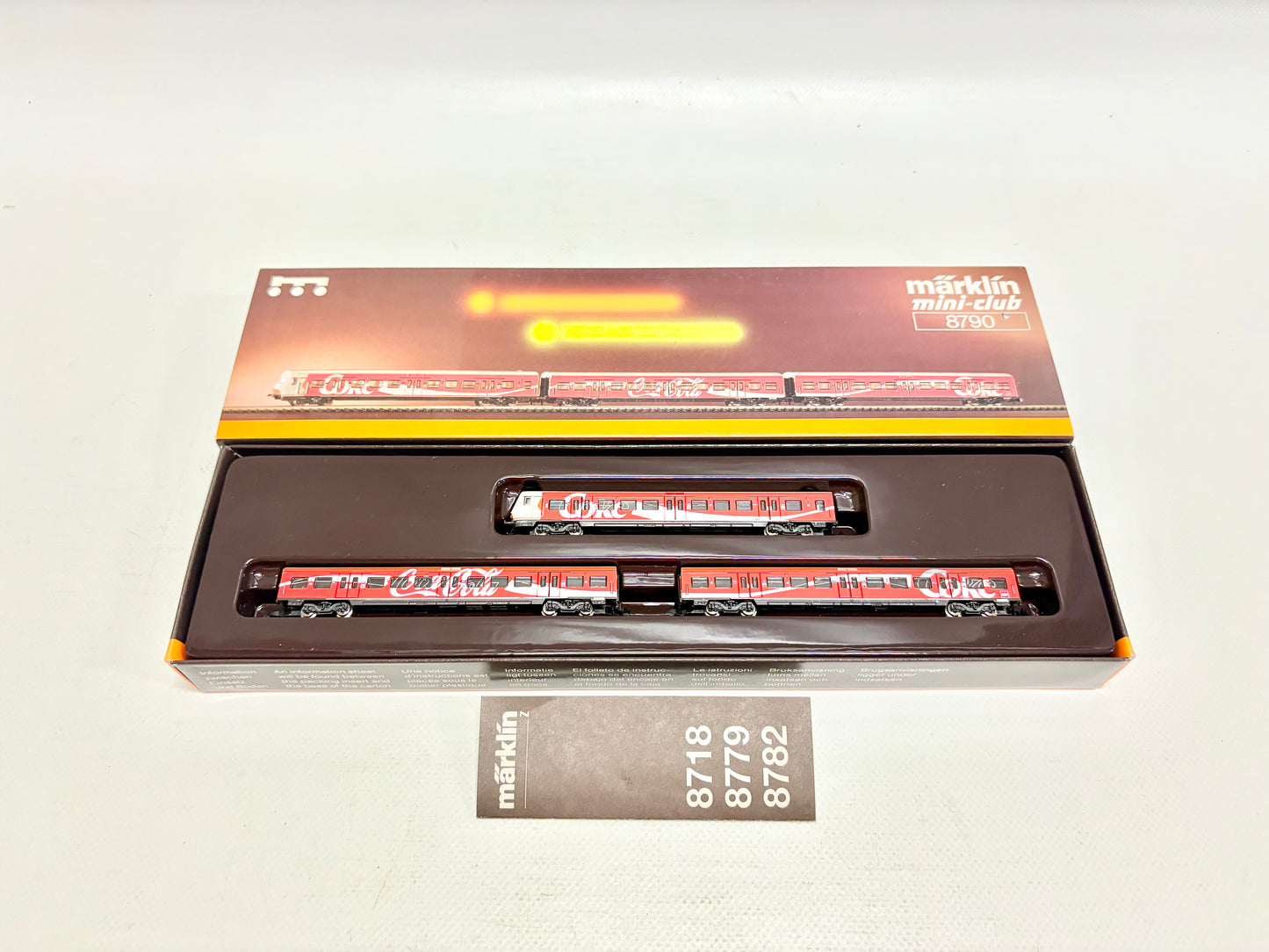 Märklin 8790 Wagen-Set S-Bahn "Coca Cola" DB Z