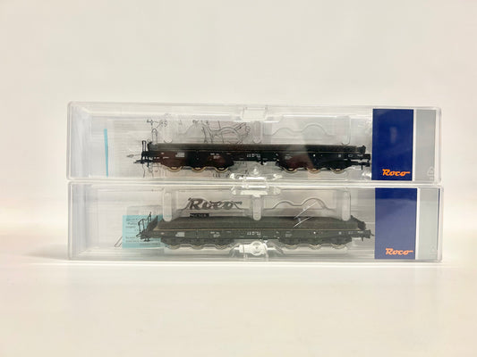 Roco 2x 76758 Schwerlastwagen Sas DC H0