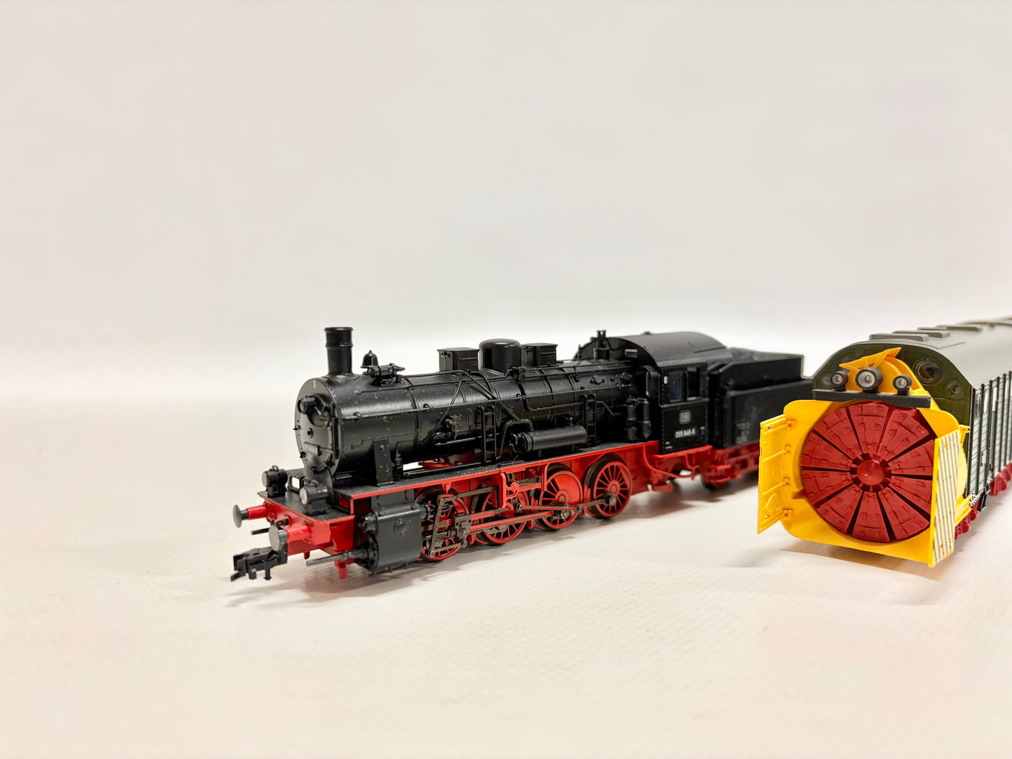Trix 21833 Digital + Sound Schneeräumzug mit Dampfschneeschleuder Br 55 DB DC H0