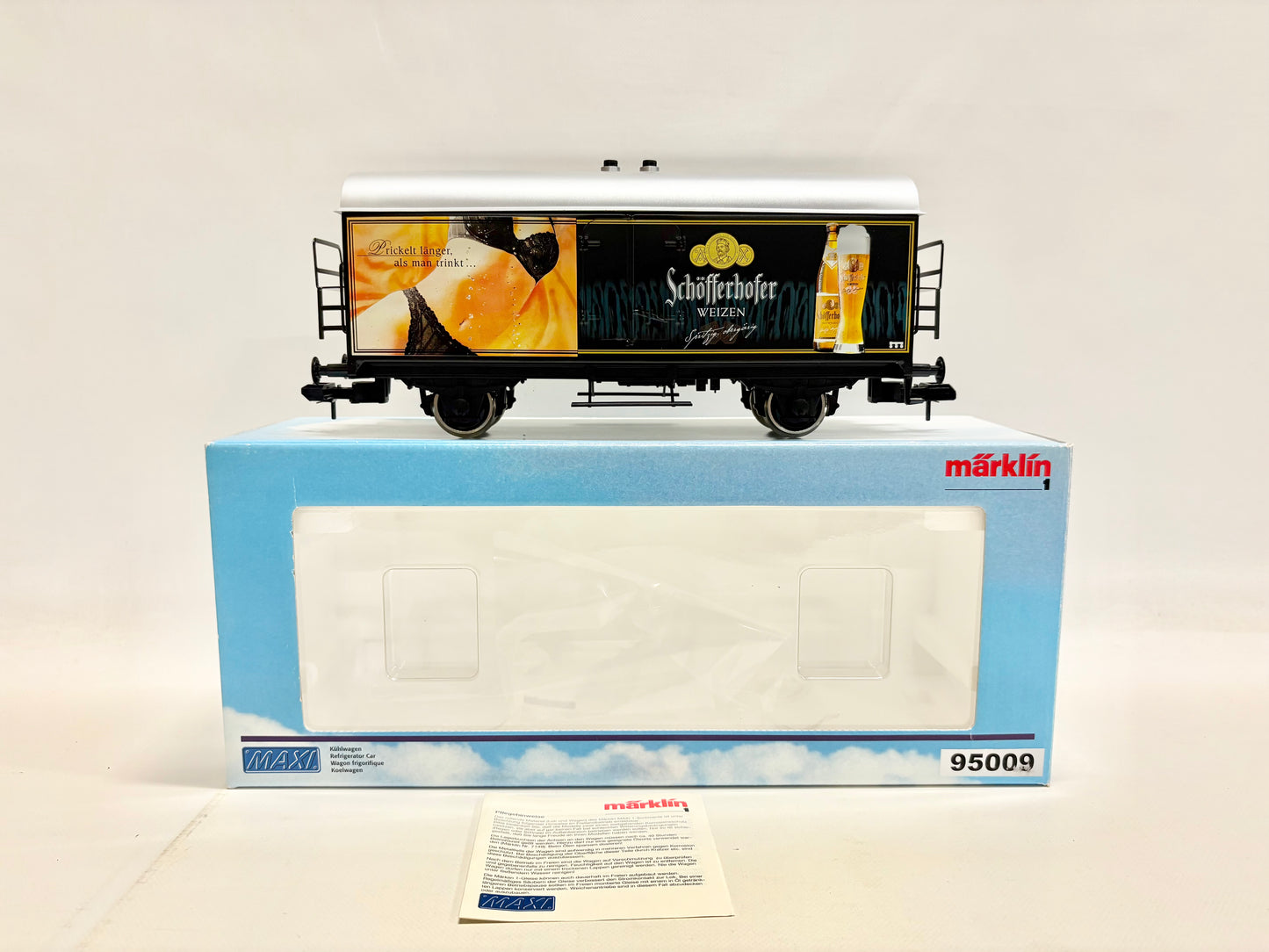 Märklin Maxi 95009 Kühlwagen Schöfferhofer DB Spur 1