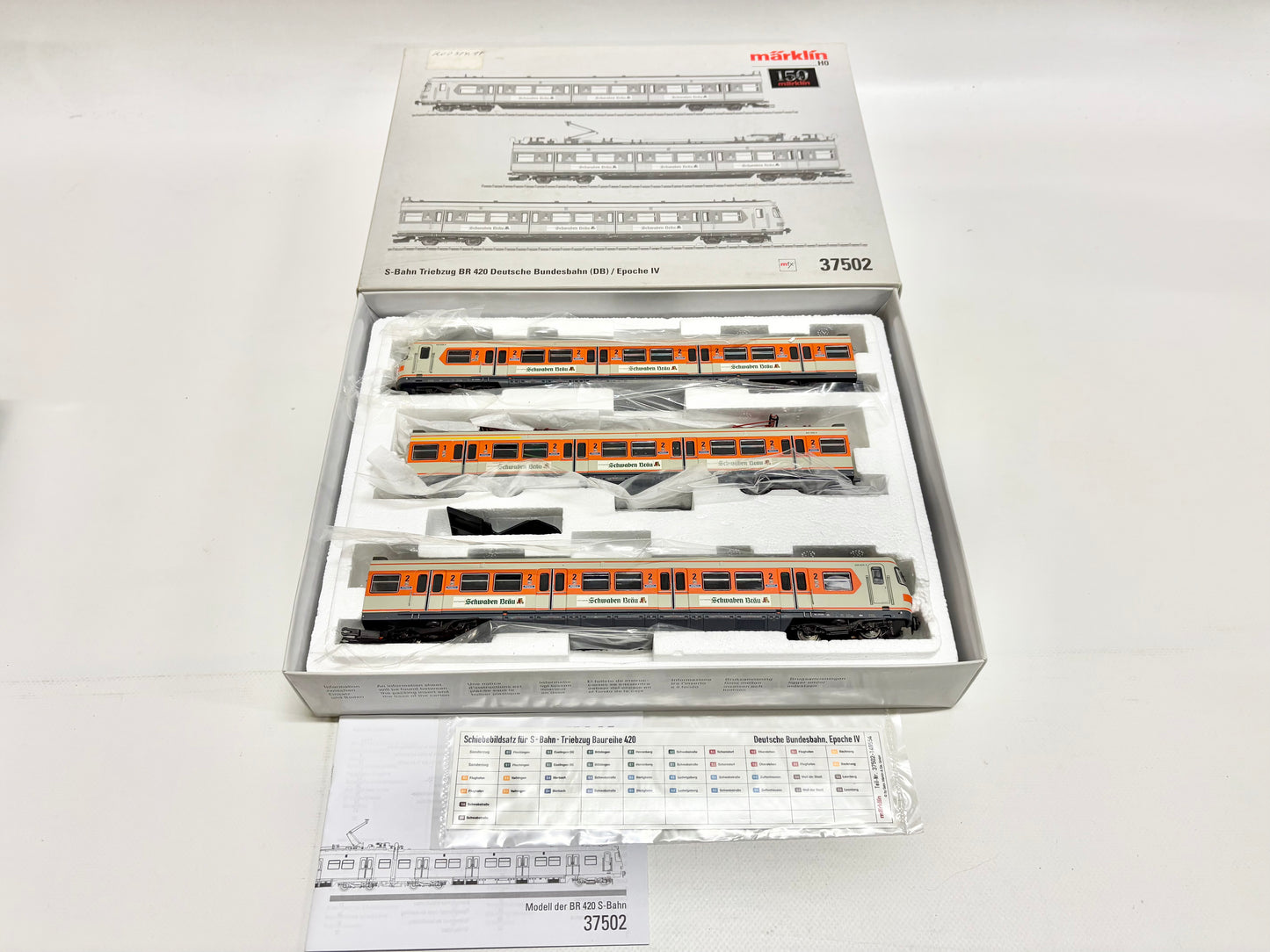 Märklin 37502 Mfx-Digital + Sound Triebwagen Br 420 S-Bahn DB AC H0