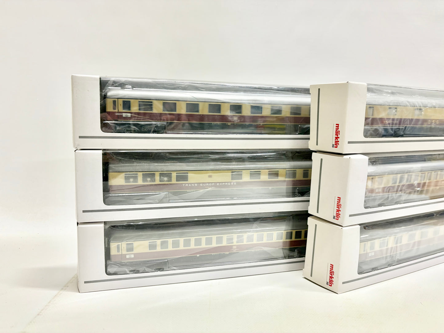 Märklin 00776 6x Personenwagen "Blauer Enzian" DB AC H0