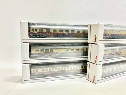 Märklin 00776 6x Personenwagen "Blauer Enzian" DB AC H0