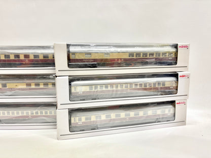 Märklin 00776 6x Personenwagen "Blauer Enzian" DB AC H0