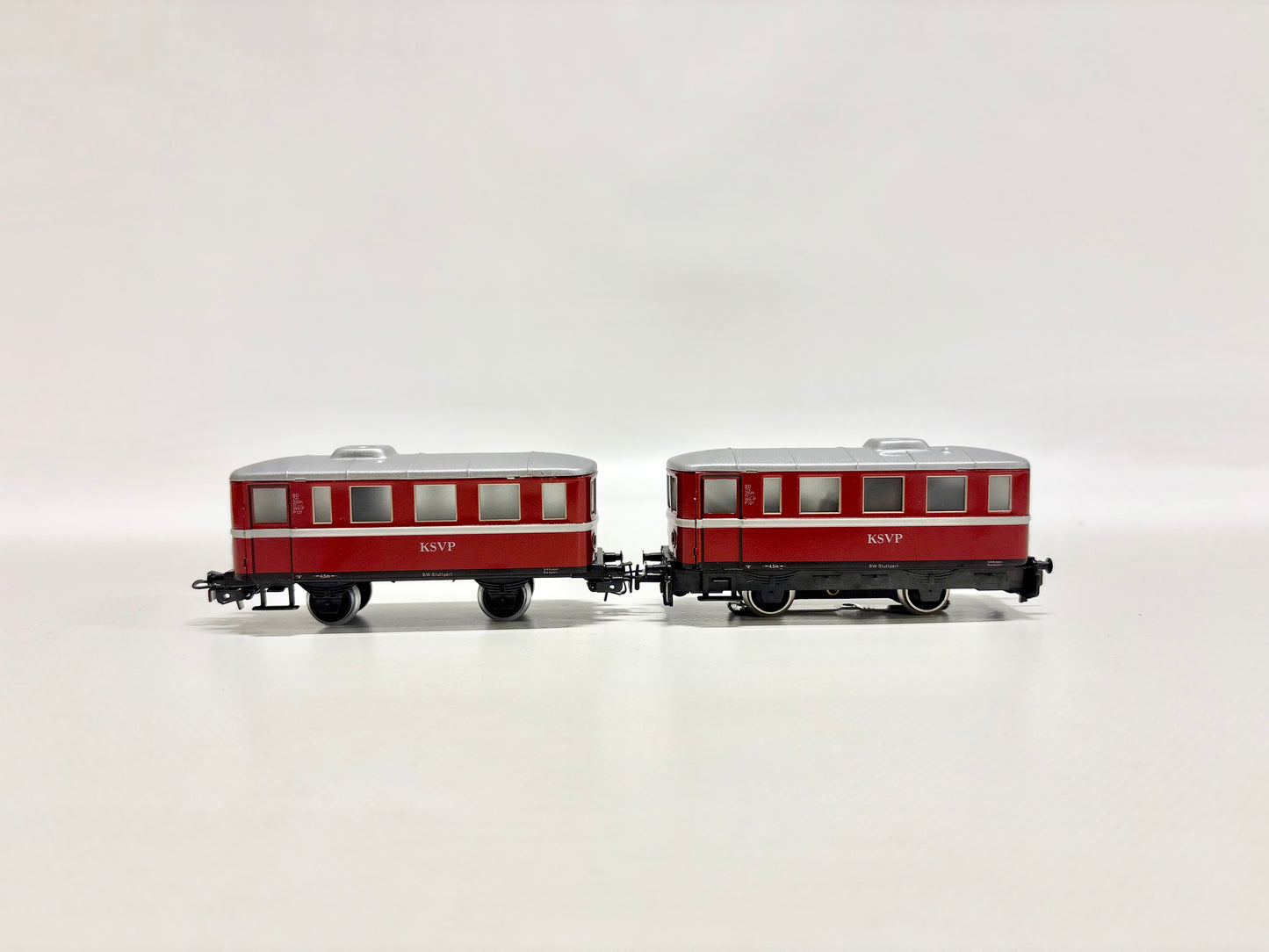Primex 3018 Dieseltriebwagen Schienenbus KSVP mit Beiwagen AC H0