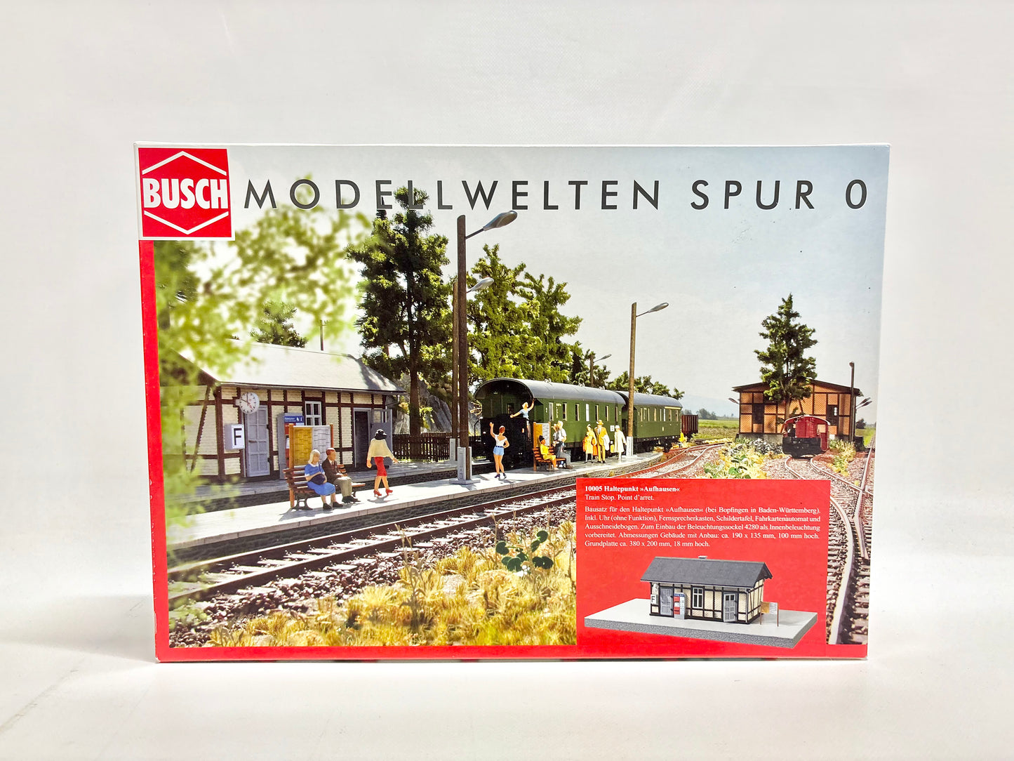 Busch 10005 Spur 0 Haltepunkt "Aufhausen" Bausatz