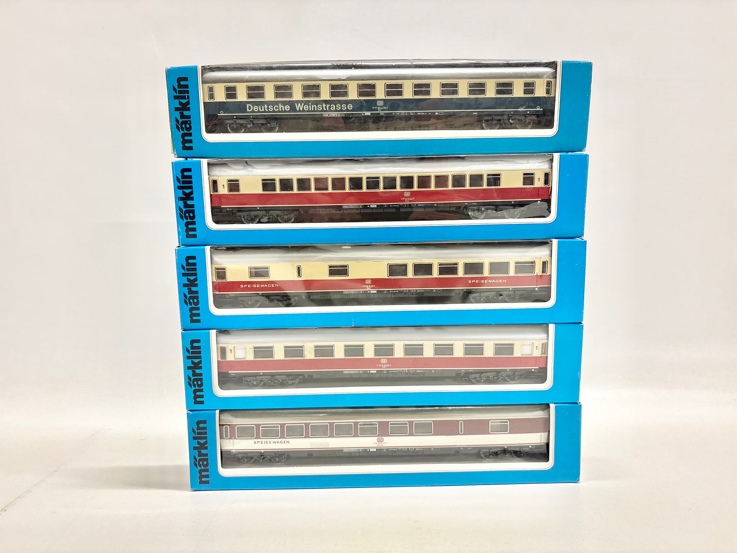 Märklin 4094 4097 4176 4096 4098 5x Personenwagen Schnellzug DB AC H0