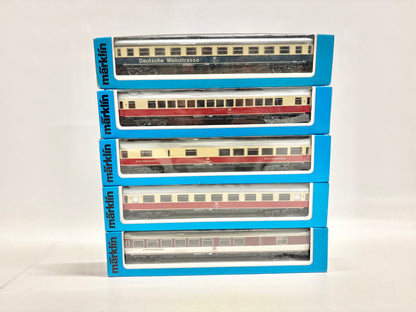 Märklin 4094 4097 4176 4096 4098 5x Personenwagen Schnellzug DB AC H0