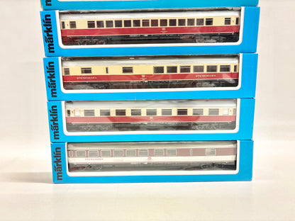 Märklin 4094 4097 4176 4096 4098 5x Personenwagen Schnellzug DB AC H0