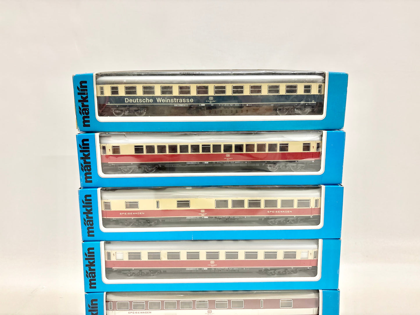 Märklin 4094 4097 4176 4096 4098 5x Personenwagen Schnellzug DB AC H0