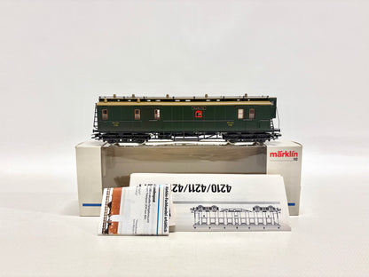 Märklin 4229 Schnellzug Postwagen K.W.St.E AC H0