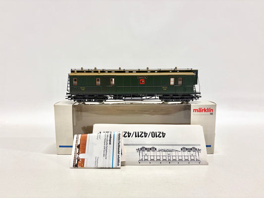 Märklin 4229 Schnellzug Postwagen K.W.St.E AC H0