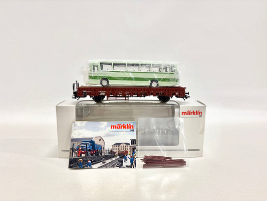 Märklin 46940 Rungenwagen mit Bus DB AC H0