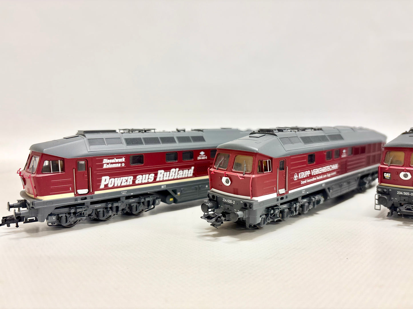 Brawa 0412 DSS Diesellokomotiven-Set Br 234 "Ludmilla" DB DR DC H0