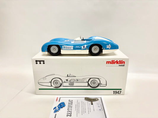 Märklin 1947 Rennwagen Mercedes-Benz W196 mit Uhrwerk Antrieb 1:16