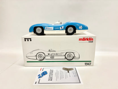 Märklin 1947 Rennwagen Mercedes-Benz W196 mit Uhrwerk Antrieb 1:16