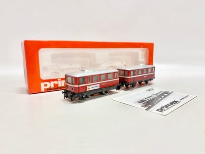 Primex 3018 Dieseltriebwagen Schienenbus "Vedes" KSVP mit Beiwagen AC H0