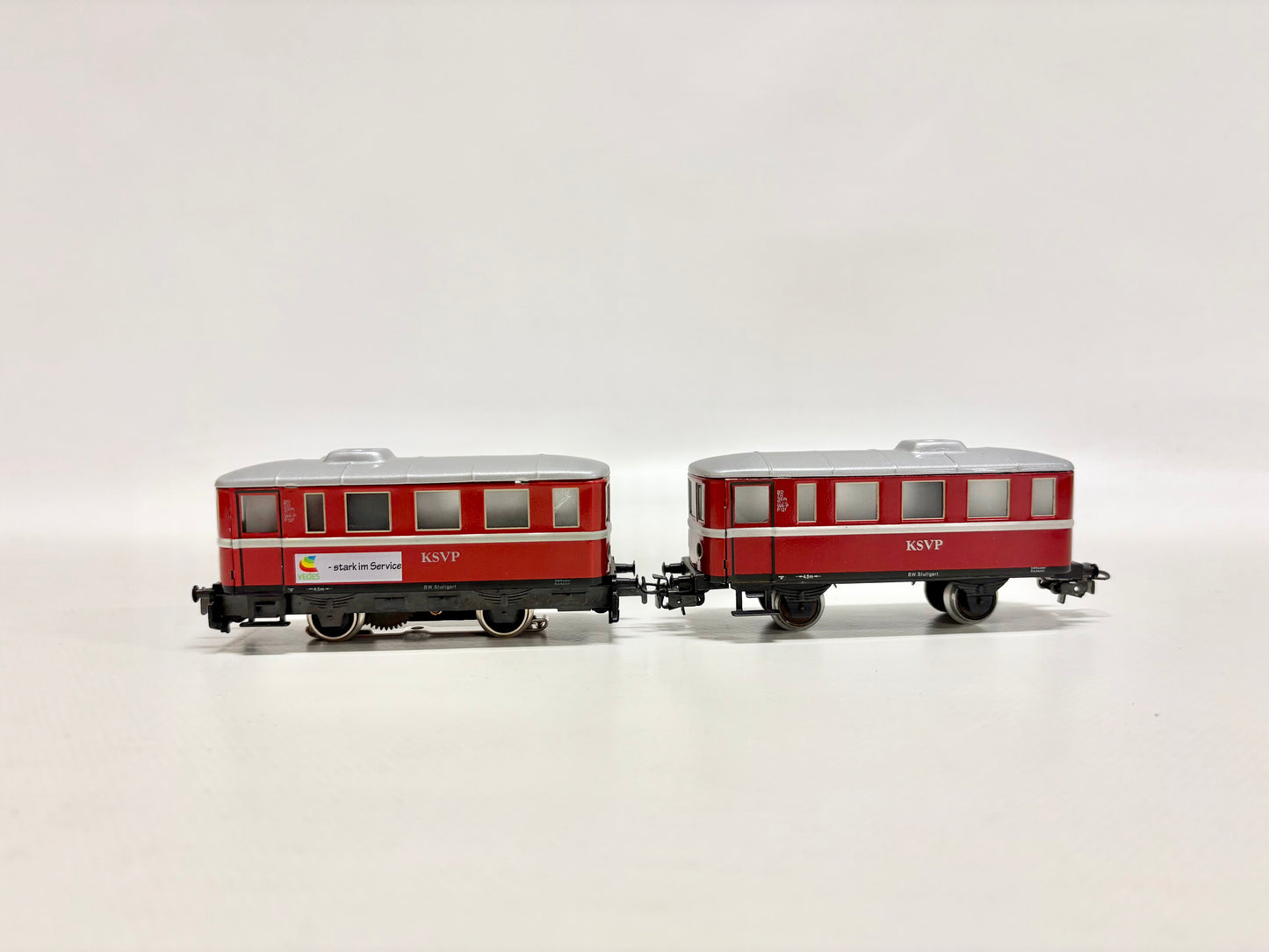 Primex 3018 Dieseltriebwagen Schienenbus "Vedes" KSVP mit Beiwagen AC H0