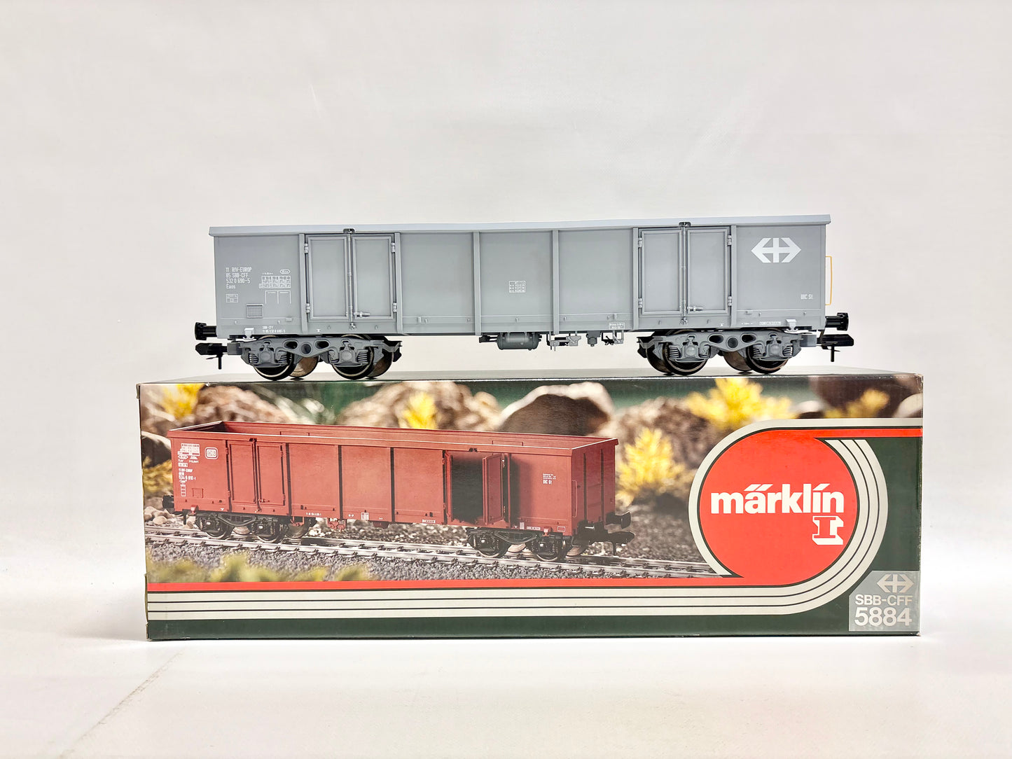 Märklin 5884 Offener Güterwagen Eaos SBB Spur 1