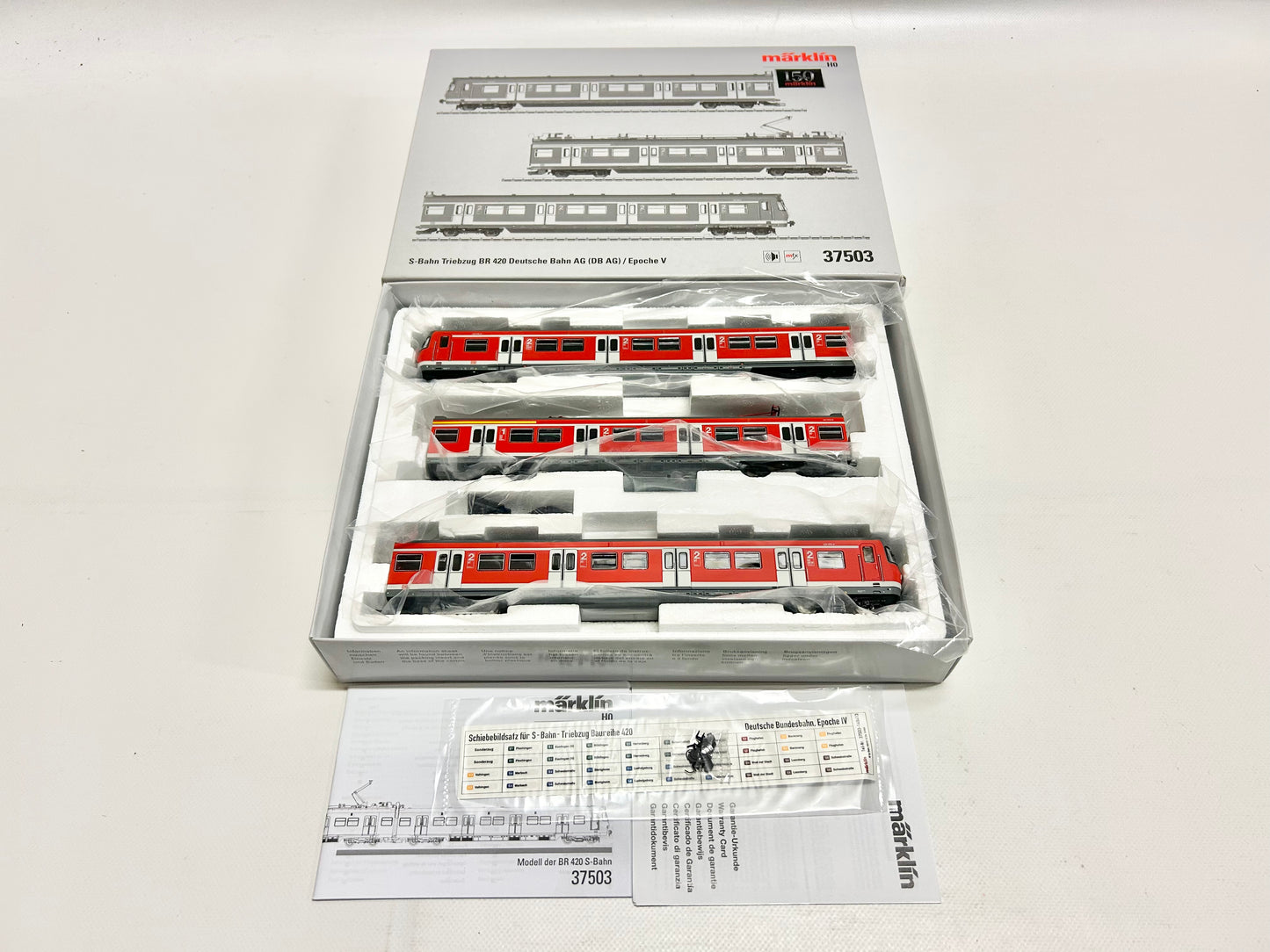 Märklin 37503 Mfx-Digital + Sound Br 420 S-Bahn DB AC H0