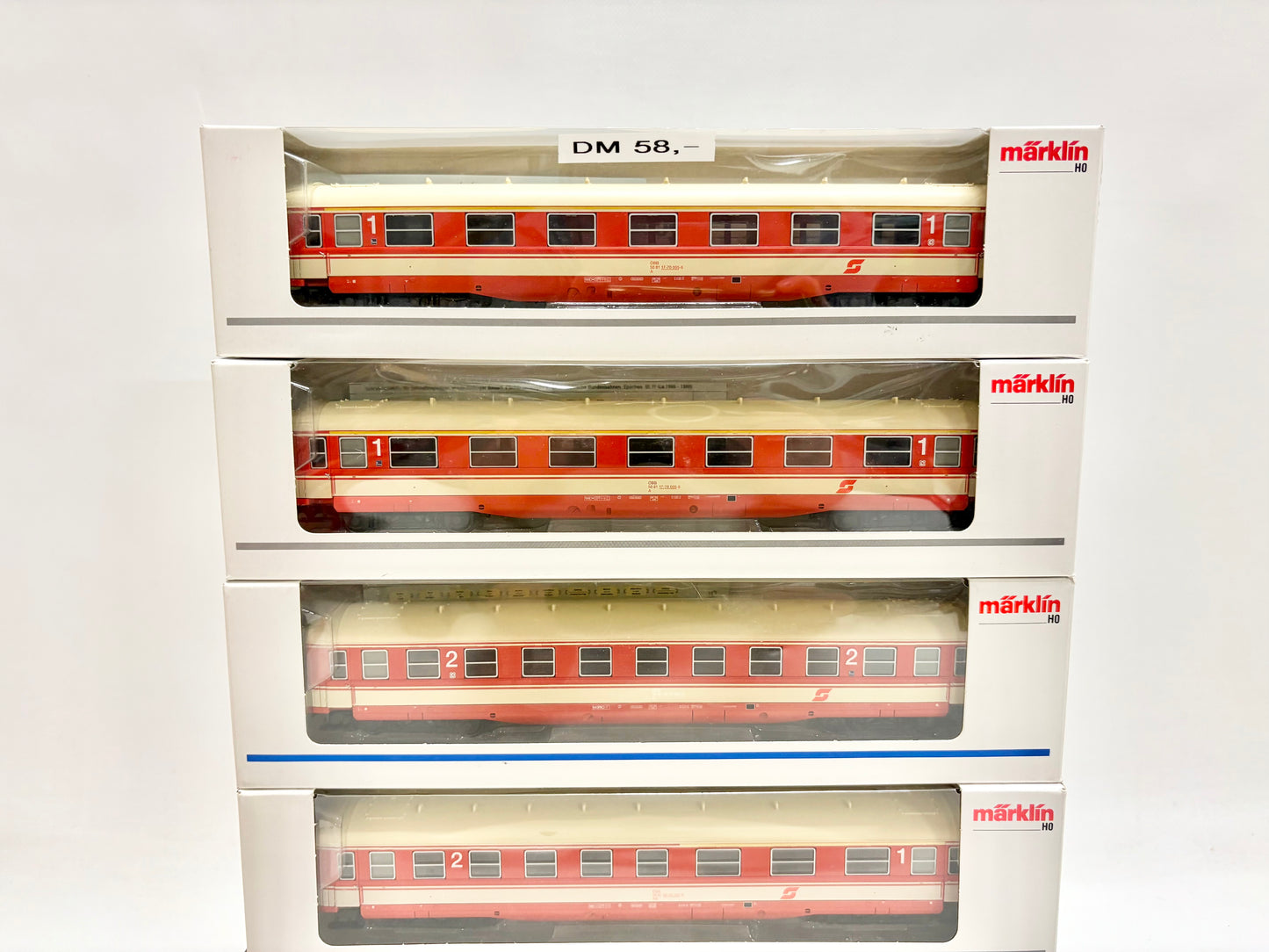 Märklin 43246 43216 43206 43226 Schnellzugwagen Personenwagen ÖBB AC H0