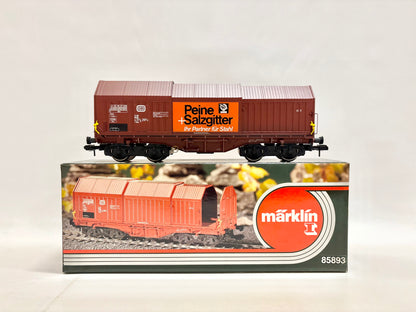 Märklin 85893 Teleskophaubenwagen Peine Salzgitter Güterwagen DB Spur 1