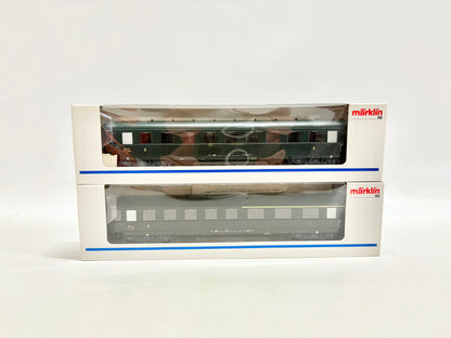 Märklin 43228 43218 Schürzenwagen Personenwagen SNCF AC H0
