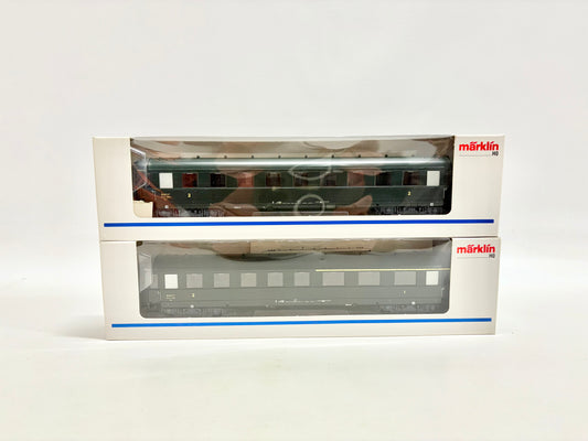Märklin 43228 43218 Schürzenwagen Personenwagen SNCF AC H0