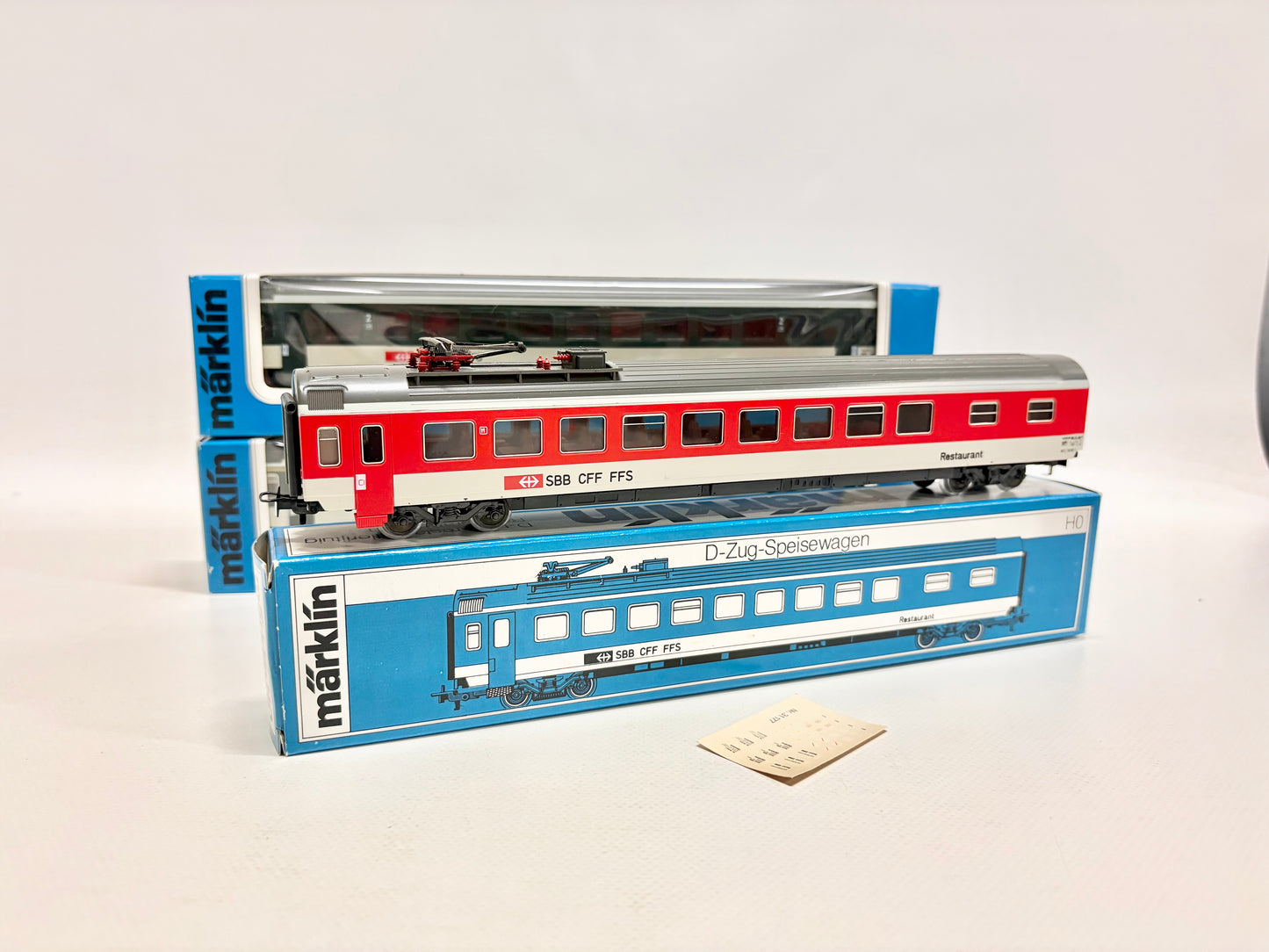 Märklin 4124 4123 4125 Schnellzugwagen Personenwagen SBB AC H0