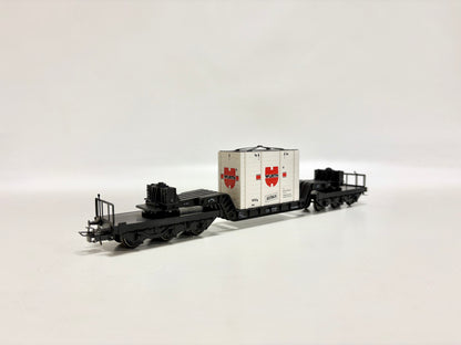 Märklin 4618 SoMo Schwerlastwagen mit Kiste "Würth" DB AC H0