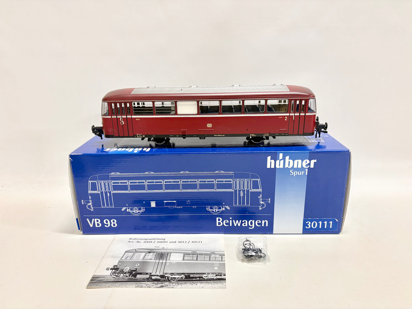 Hübner 30111 Personenwagen Schienenbus Beiwagen VB 98 DB Spur 1 Digital
