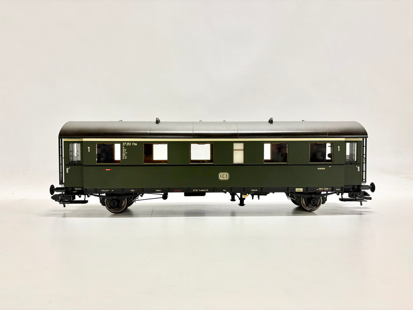 Hübner 2020 Wagen-Set Personenwagen-Garnitur DB Spur 1