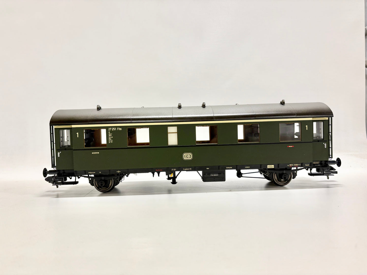 Hübner 2020 Wagen-Set Personenwagen-Garnitur DB Spur 1